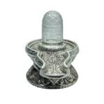 Sphatik-Carved-Lingam-With-German-Silver-Base-4-by-5.25-Inches-480-Grams-MP-C.jpg