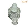 Sphatik Carved Lingam With German Silver Base 4 By 5.25 Inches 480 Grams 11 Sphatik-Carved-Lingam-With-German-Silver-Base-4-By-5.25-Inches-480-Grams-Up-C.jpg