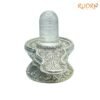 Sphatik Carved Lingam With German Silver Base 4 By 5.25 Inches 485 Grams 11 Sphatik-Carved-Lingam-With-German-Silver-Base-4-By-5.25-Inches-485-Grams-Fp-C.jpg