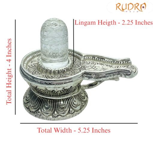 Sphatik-Carved-Lingam-With-German-Silver-Base-4-by-5.25-Inches-485-Grams-RP-C.jpg