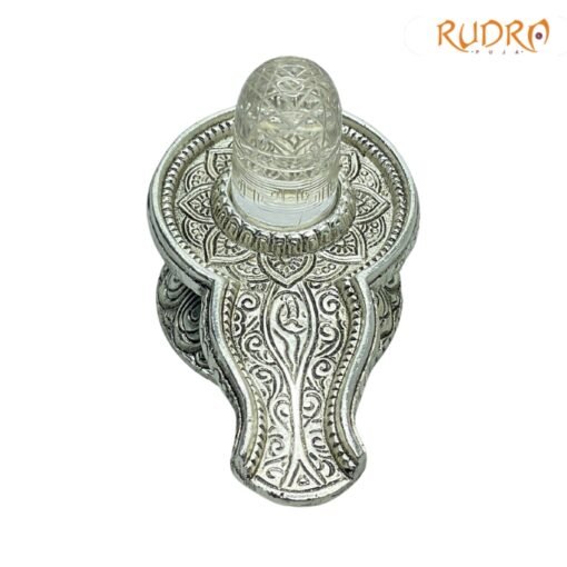Sphatik-Carved-Lingam-With-German-Silver-Base-4-by-5.5-Inches-470-Grams-UP-C.jpg