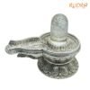 Sphatik Carved Lingam With German Silver Base 4 By 5.5 Inches 487 Grams 12 Sphatik-Carved-Lingam-With-German-Silver-Base-4-By-5.5-Inches-487-Grams-Lp-C.jpg
