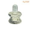 Sphatik Lingam With German Silver Base 4. 25 By 5.25 Inches 480 Grams 11 Sphatik-Lingam-With-German-Silver-Base-4.-25-By-5.25-Inches-480-Grams-Fp-C.jpg
