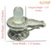 Sphatik Lingam With German Silver Base 4. 25 By 5.25 Inches 488 Grams 13 Sphatik-Lingam-With-German-Silver-Base-4.-25-By-5.25-Inches-488-Grams-Rp-C.jpg