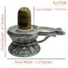 Tiger Eye Lingam With German Silver Base - 476 Gram - 4.50 Inches 11 Tiger-Eye-Lingam-With-German-Silver-Base-476-Gram-4.50-Inches-Rp-C.jpg