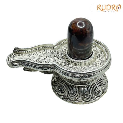 Tiger-Eye-Lingam-with-German-Silver-Base-530-Gram-4-Inches-LP-C.jpg