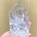 Lab Certified Katyayani Idol In Sphatik 5.75 Inches - ( 542 GMS )