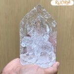 Lab Certified Katyayani Idol In Sphatik 5.75 Inches - ( 542 GMS )