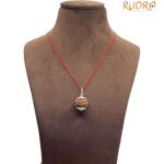 Alternative view of 7 Mukhi Rudraksha Nepal Silver Capped - ( 20.55 MM )