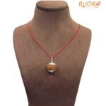 Alternative view of 7 Mukhi Rudraksha Nepal Silver Capped - ( 23.40 MM )