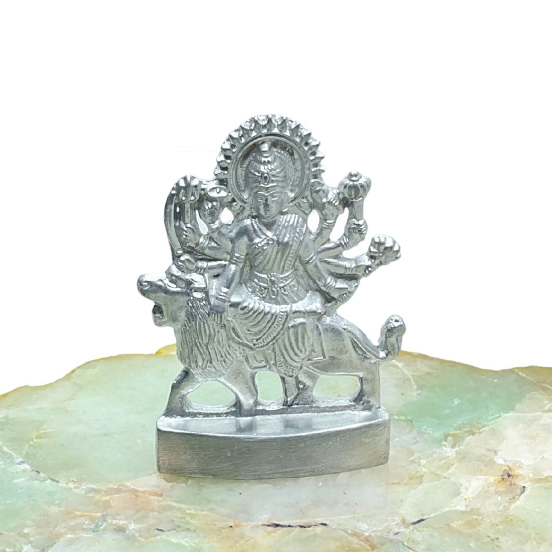 Ambe Mata Sitting On Tiger Statue In Parad 135 Gms 1 Ambe-Mata-Sitting-On-Tiger-Statue-In-Parad-135-Gms-Mp-C.jpg