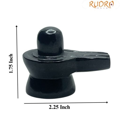 Black Jade Shivling 1.75 Inches (94 Grams)