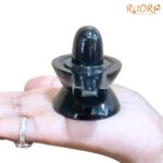 Black Jade Shivling 2.25 Inches (149 Grams)