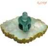 Lab Certified Sphatik Lingam With Green Jade Base - (148 Grams) - 2.75 Inches 11 Lab-Certified-Sphatik-Lingam-With-Green-Jade-Base-148-Grams-2.75-Inches-Fp-C.jpg