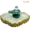 Lab Certified Sphatik Lingam With Green Jade Base - (148 Grams) - 2.75 Inches 12 Lab-Certified-Sphatik-Lingam-With-Green-Jade-Base-148-Grams-2.75-Inches-Lp-C.jpg