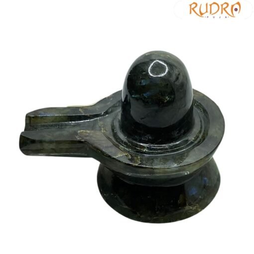 Labradorite Shiva Lingam 2.75 inch (260 Gram)