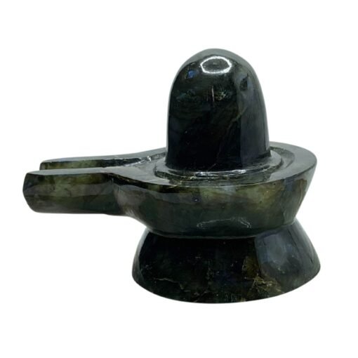 Labradorite Shiva Lingam 2.75 Inch (260 Gram)
