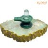 Pure Sphatik Lingam With Green Jade Base - (142 Grams) - 2.5 Inches 12 Pure-Sphatik-Lingam-With-Green-Jade-Base-142-Grams-2.5-Inches-Lp-C.jpg