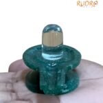 Sphatik Lingam With Green Jade Base - 103 Gm