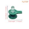 Sphatik Lingam With Green Jade Base - (120 Grams) - 2.5 Inches 13 Sphatik-Lingam-With-Green-Jade-Base-120-Grams-2.5-Inches-Rp-C.jpg