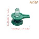Sphatik Lingam With Green Jade Base - (120 Grams) - 2.5 Inches 7 Sphatik-Lingam-With-Green-Jade-Base-120-Grams-2.5-Inches-Rp-C.jpg