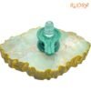 Sphatik Lingam With Green Jade Base - (120 Grams) - 2.5 Inches 11 Sphatik-Lingam-With-Green-Jade-Base-120-Grams-2.5-Inches-Sp-C.jpg