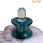 Sphatik Lingam With Green Jade Base 137 Gm