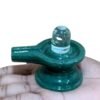 Sphatik Lingam With Green Jade Base 142 gm 2.25 inch