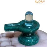 Sphatik Lingam With Green Jade Base 142 Gm