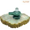 Sphatik Lingam With Green Jade Base - (145 Grams) - 2.5 Inches 12 Sphatik-Lingam-With-Green-Jade-Base-145-Grams-2.5-Inches-Lp-C.jpg