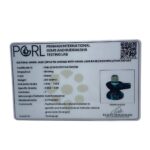 Sphatik Lingam With Green Jade Base - 2.75 Inches - (210 Grams)