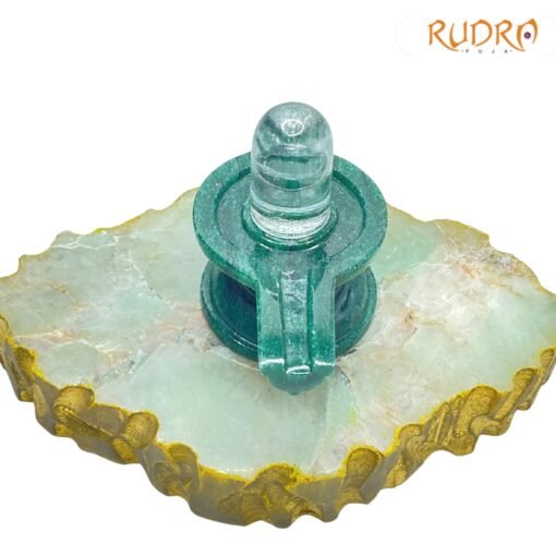 Sphatik-Lingam-With-Green-Jade-Base-234-Grams-3.75-Inches-FP-C.jpg