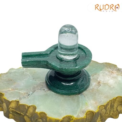 Sphatik-Lingam-With-Green-Jade-Base-234-Grams-3.75-Inches-LP-C.jpg