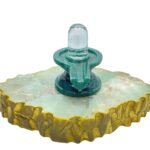 Sphatik-Lingam-With-Green-Jade-Base-234-Grams-3.75-Inches-MP-C.jpg