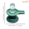 Sphatik Lingam With Green Jade Base - (420 Grams) - 3.75 Inches 13 Sphatik-Lingam-With-Green-Jade-Base-420-Grams-3.75-Inches-Rp-C.jpg