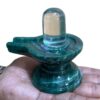 Sphatik Lingam With Green Jade Base - (541 Grams)