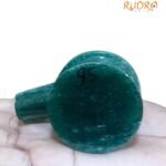 Sphatik Lingam With Green Jade Base - 95 gm