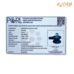 Sphatik Lingam With Green Margatha Base - 2.75 Inches - (306 Grams) - Rudrapuja