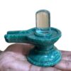Sphatik Lingam With Green Margatha Base - 520 Grama