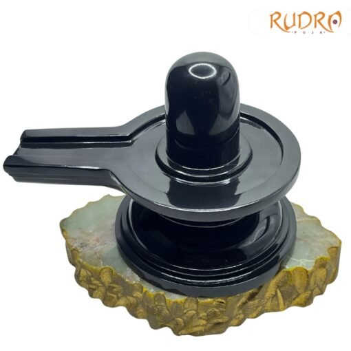 Black Jade Shivling 5.25 Inches 1875 Grams