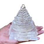 Sphatik Shree Yantra / स्फटिक श्रीयंत्र 5 Inches (1321 Grams)