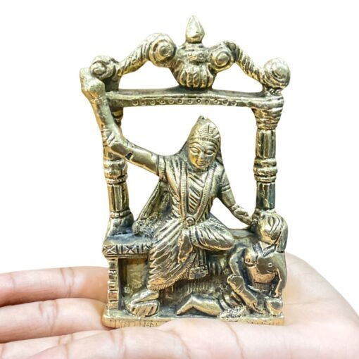 Baglamukhi Idol In Brass 4.5 Inches 635 Grams 10 Baglamukhi-Idol-In-Brass-4.5-Inches-635-Grams-Mp-C.jpg