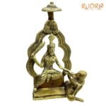 Baglamukhi Idol In Brass 6.75 Inches 730 Grams 8 Baglamukhi-Idol-In-Brass-6.75-Inches-730-Grams-Lp-C.jpg