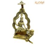 Baglamukhi Idol In Brass 6.75 Inches 730 Grams 9 Baglamukhi-Idol-In-Brass-6.75-Inches-730-Grams-Ro-C.jpg