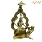 Baglamukhi Idol In Brass 6.75 Inches 731 Grams 8 Baglamukhi-Idol-In-Brass-6.75-Inches-731-Grams-Lp-C.jpg