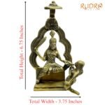 Baglamukhi Idol In Brass 6.75 Inches 731 Grams 7 Baglamukhi-Idol-In-Brass-6.75-Inches-731-Grams-Sp-C.jpg