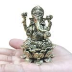 Ganesh Brass Idol - 2.75 Inches - ( 134 Grams )