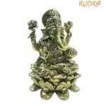 Ganesh Brass Idol - 2.75 Inches - ( 134 Grams )