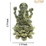 Ganesh Brass Idol - 2.75 Inches - ( 134 Grams )