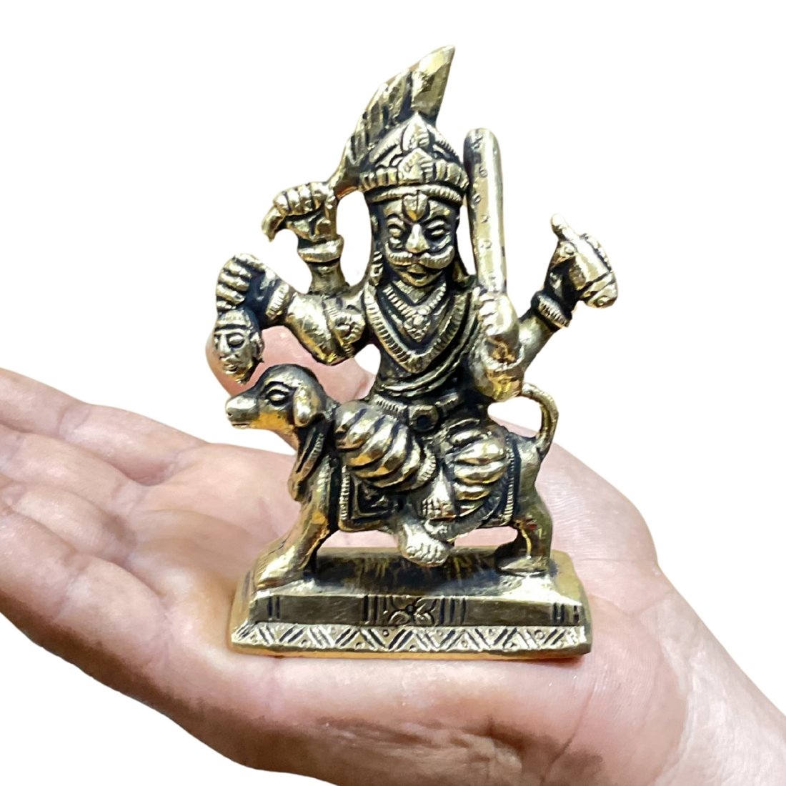 Kaal Bhairav Brass Idol 4 Inches 363 Grams 1 Kaal-Bhairav-Brass-Idol-4-Inches-363-Grams-Mp-C.jpg